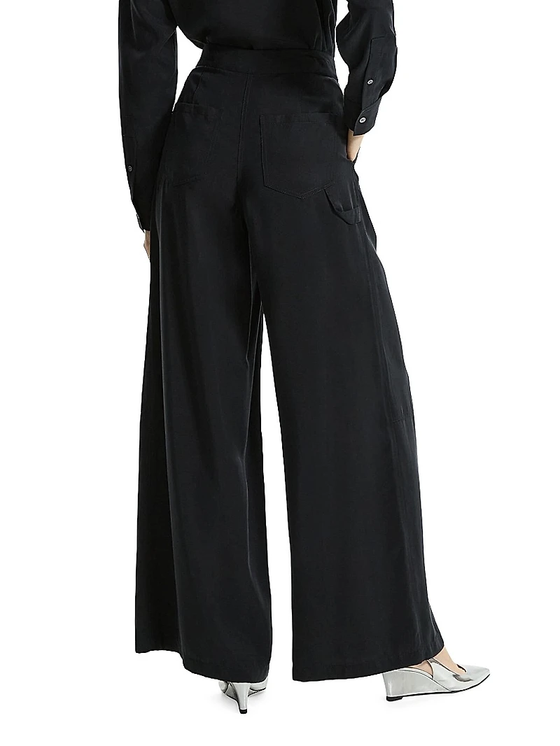Wide-Leg Cargo Pants