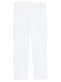 Linen-Blend Slim-Fit Pants