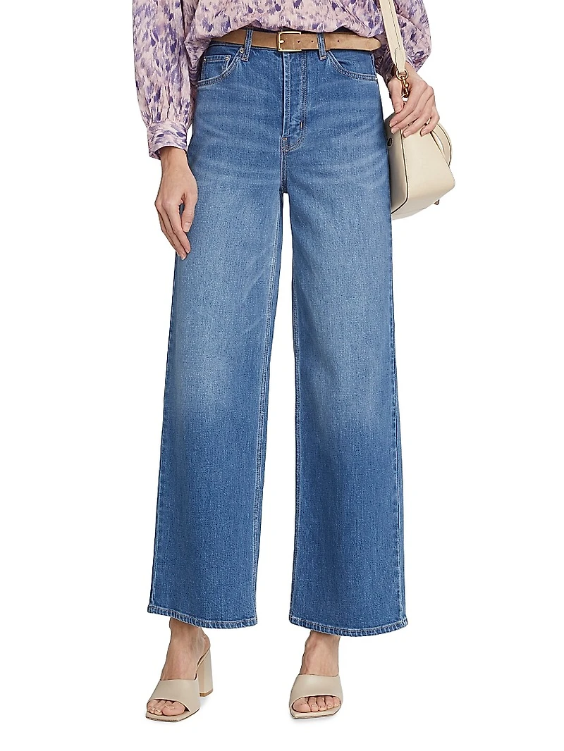 Getty High-Rise Wide-Leg Jeans