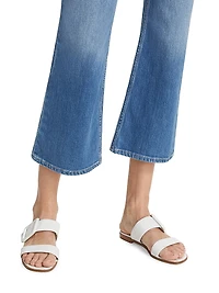Sunset Boot-Cut Crop Jeans