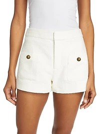 Tweed Trouser Shorts