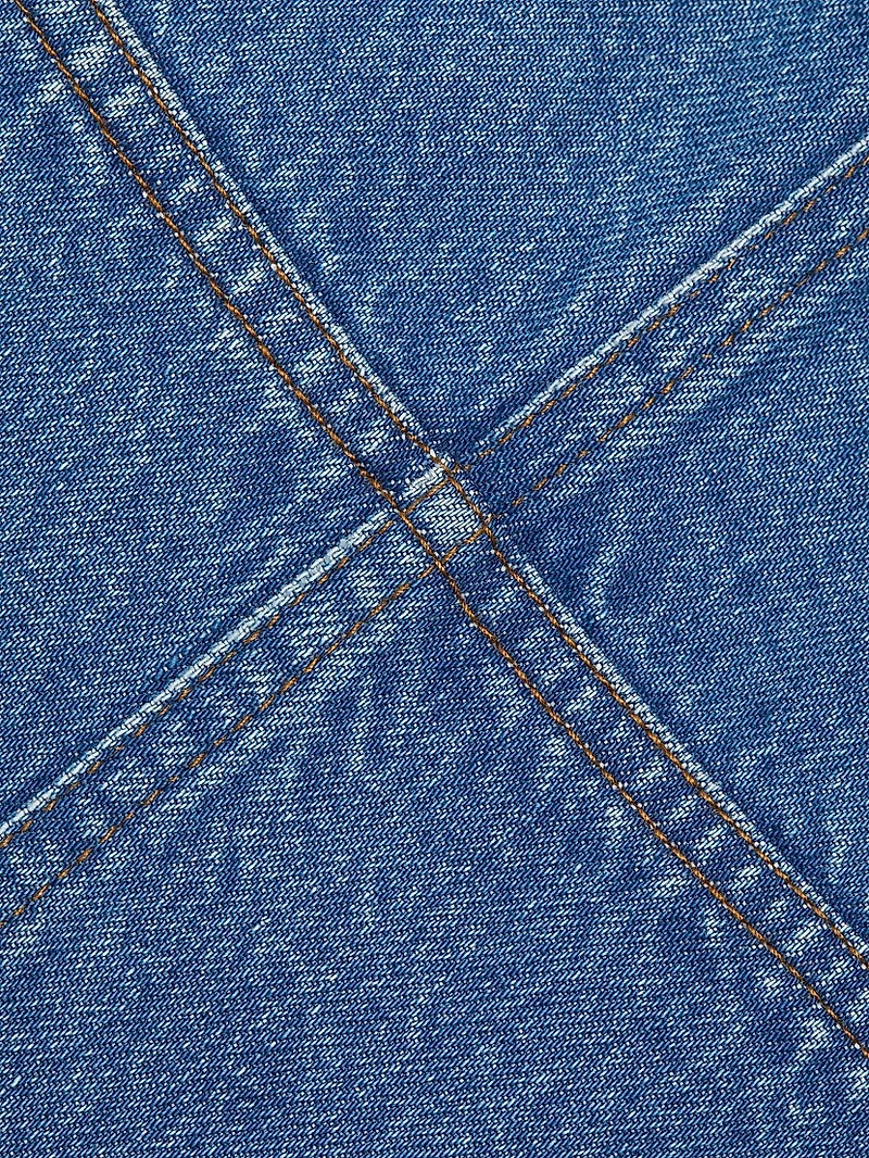 Courtney Belted Denim Miniskirt