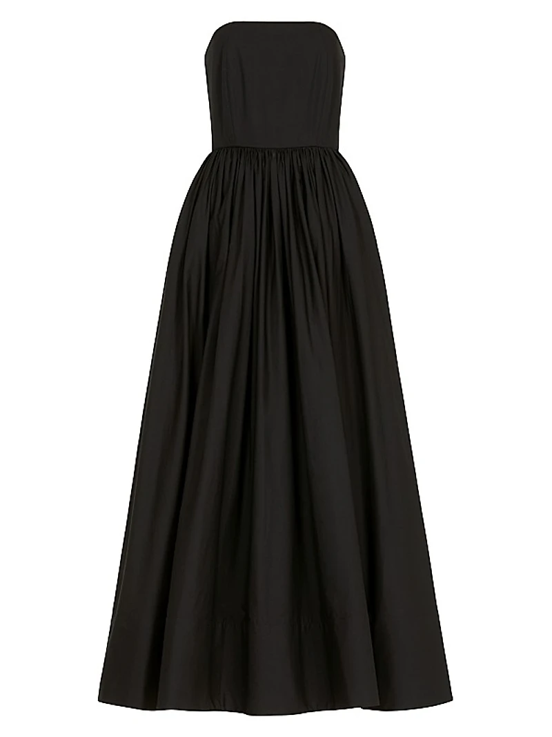 Harper Taffeta Fit & Flare Dress