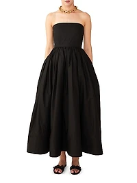 Harper Taffeta Fit & Flare Dress
