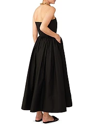 Harper Taffeta Fit & Flare Dress