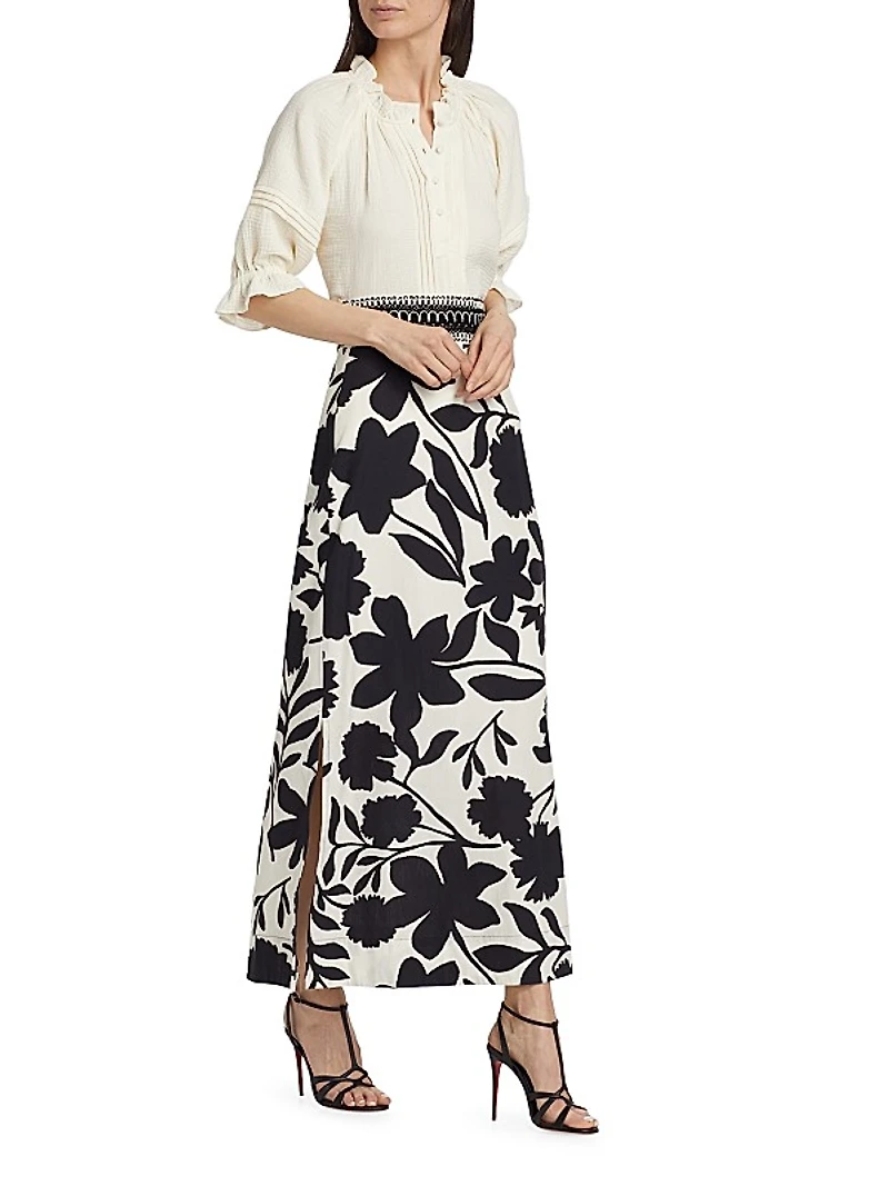 Billie Cotton Pintuck Top