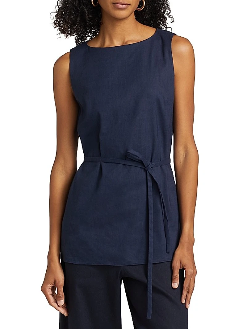 Holland Linen-Blend Tunic