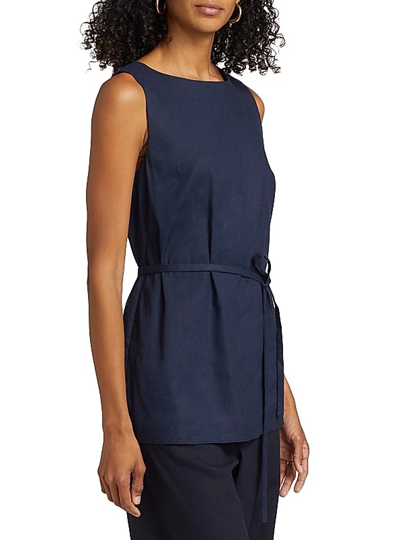 Holland Linen-Blend Tunic