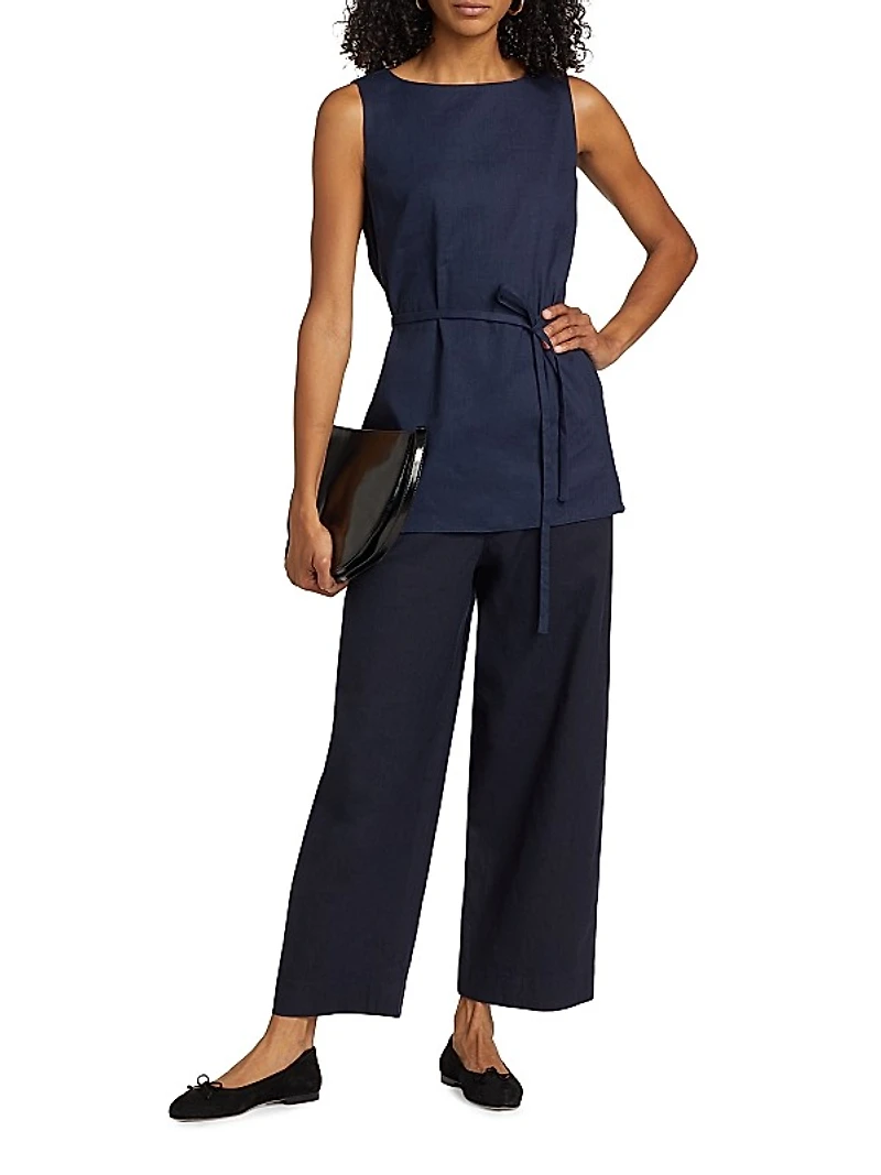 Holland Linen-Blend Tunic