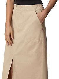 Leyton Cotton Twill Maxi Skirt