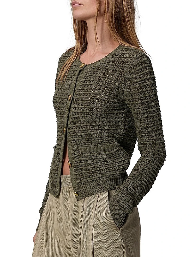 Marlee Cotton-Blend Cardigan