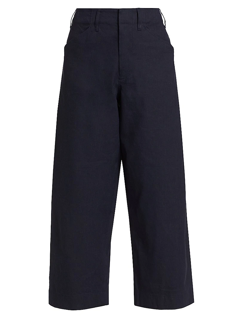 Banks Linen-Blend Pants