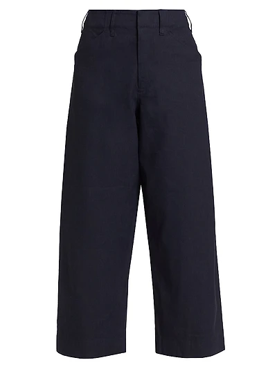 Banks Linen-Blend Pants