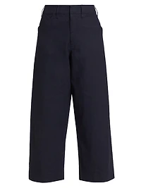 Banks Linen-Blend Pants