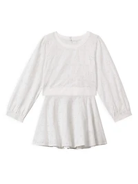 Little Girl's & Girl's Nella Eyelet Skirt