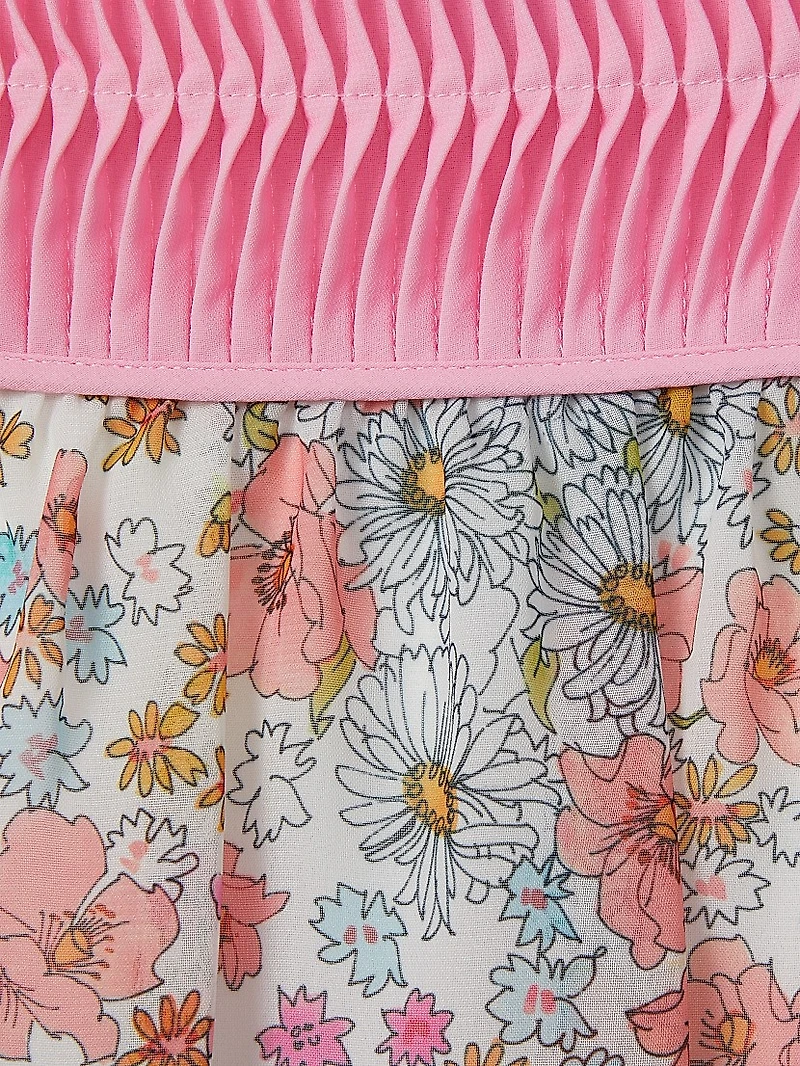 Little Girl's & Leela Jr. Floral Tiered Dress