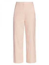 Brixton Linen-Blend Crop Pants