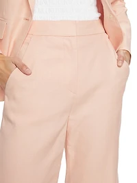 Brixton Linen-Blend Crop Pants