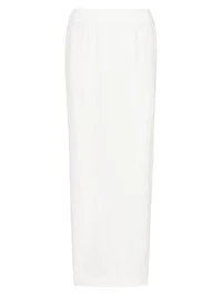 Capri Linen-Cotton Maxi Skirt