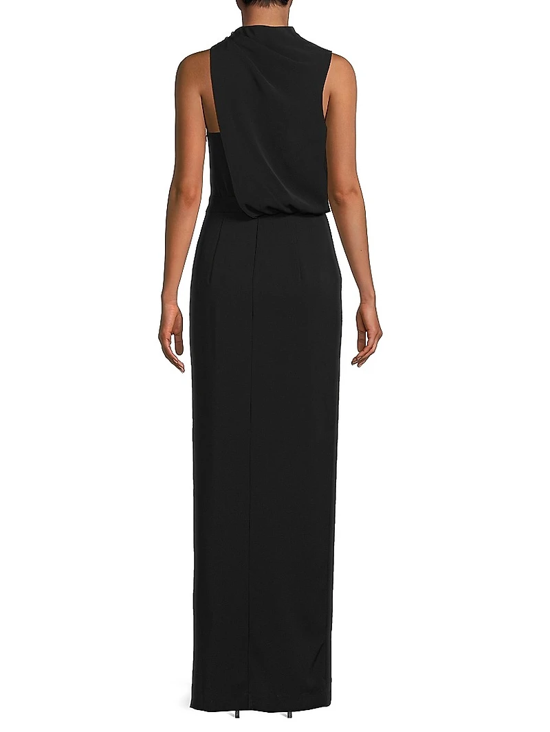 Floella Cowl Draped Gown