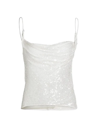 Sequined Tie-Back Tank