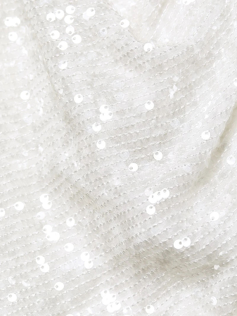 Sequined Tie-Back Tank