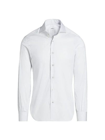 Pinstripe Cotton-Blend Shirt