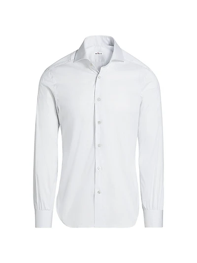 Pinstripe Cotton-Blend Shirt