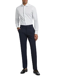 Pinstripe Cotton-Blend Shirt