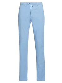 Stretch Cotton-Blend Trousers