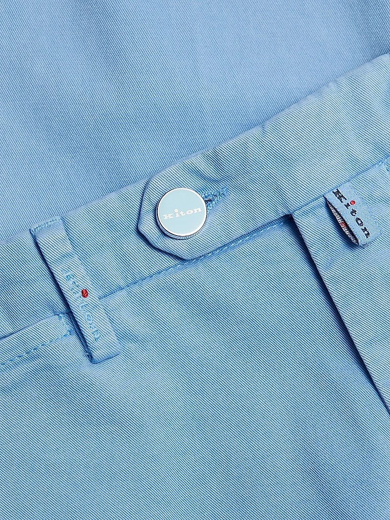 Stretch Cotton-Blend Trousers