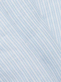 Textured Pinstripe Cotton Shirt