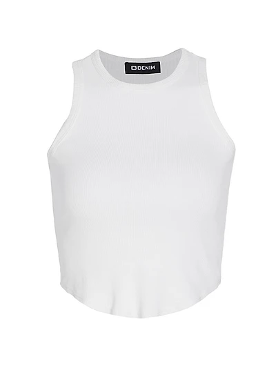 Curve Rib-Knit Tank Top