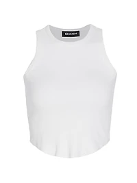 Curve Rib-Knit Tank Top
