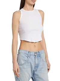 Curve Rib-Knit Tank Top