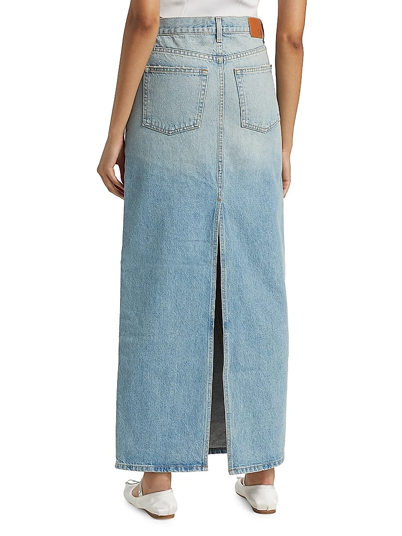 Ellison Denim Maxi Skirt
