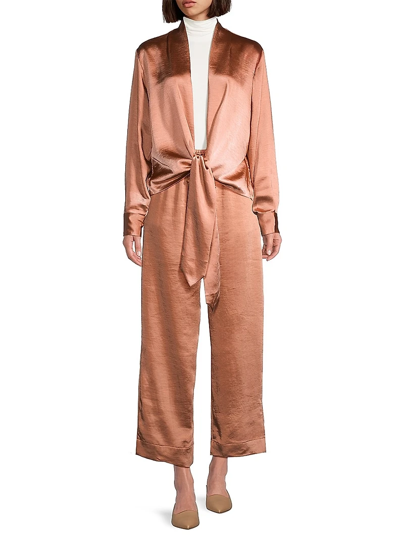 Garcia Elasticized Satin Pants