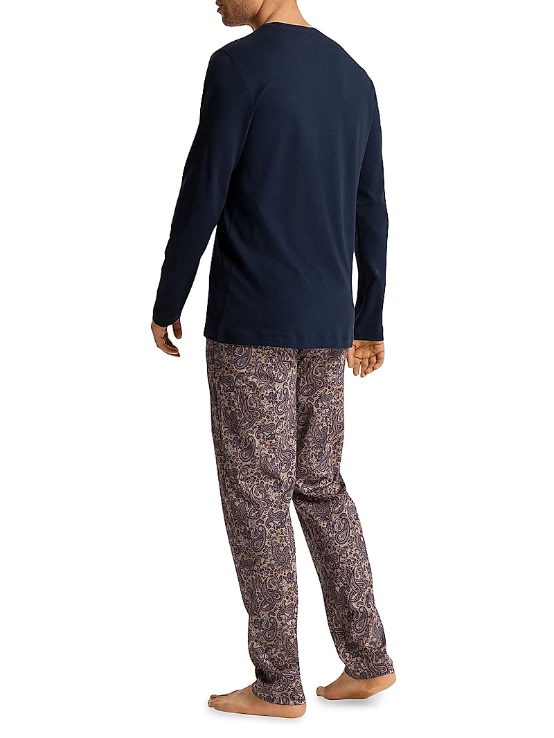 Night & Day Paisley Cotton Pajamas