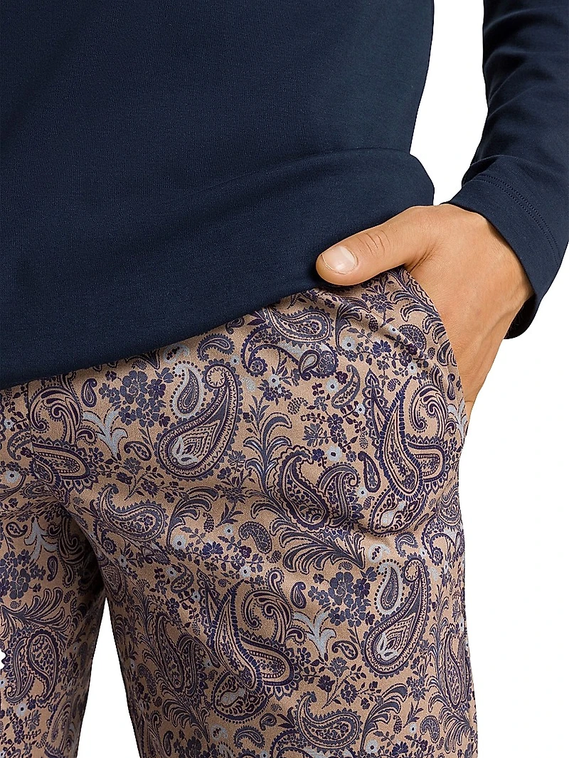 Night & Day Paisley Cotton Pajamas