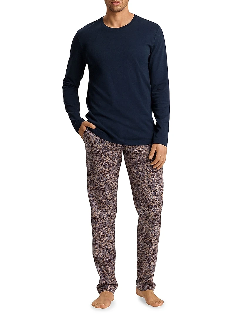 Night & Day Paisley Cotton Pajamas