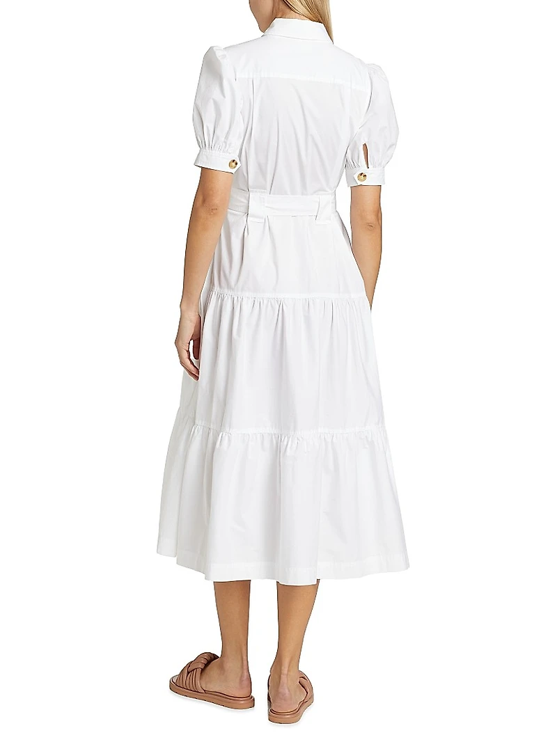 Buffy Cotton Utility Shirtdress