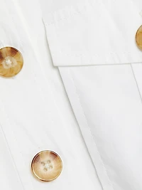 Buffy Cotton Utility Shirtdress