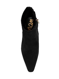 Saige 70MM Leather Booties