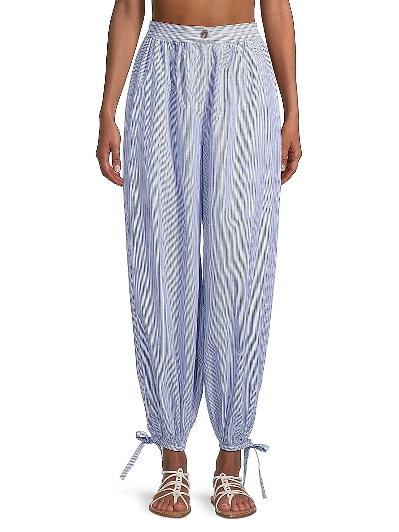 Vera Striped Tapered Pants