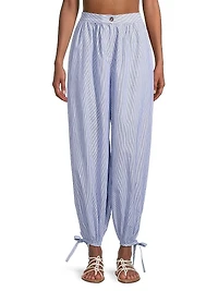 Vera Striped Tapered Pants