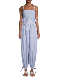 Vera Striped Tapered Pants