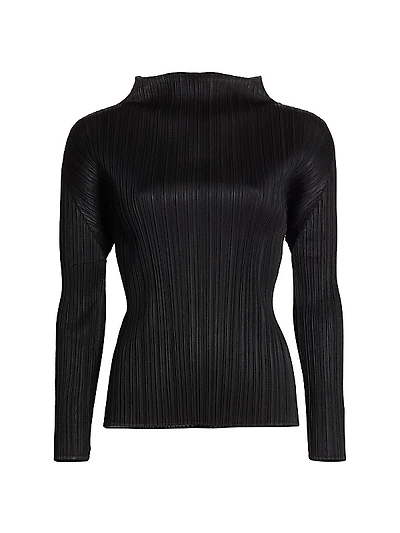 Basics Plissé Blouse