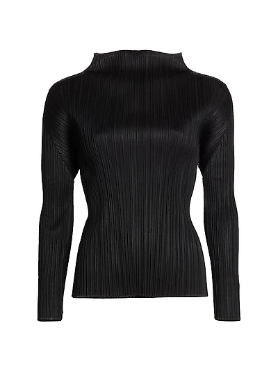 Basics Plissé Blouse