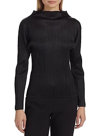Basics Plissé Blouse