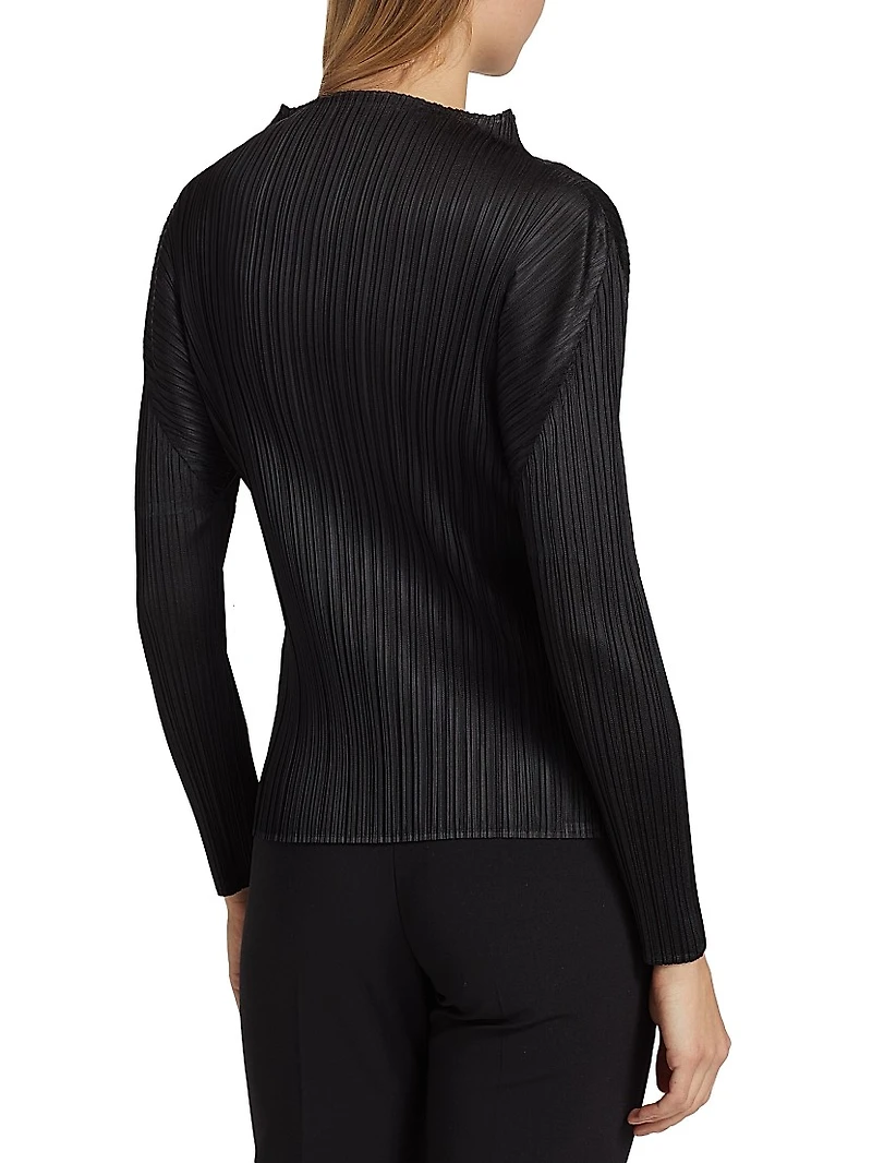 Basics Plissé Blouse